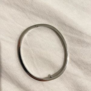 Stainless steel sterling silver size 19 bracelet